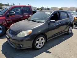 Salvage cars for sale from Copart Martinez, CA: 2006 Toyota Corolla Matrix XR