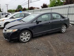 Salvage cars for sale at New Britain, CT auction: 2009 Honda Civic LX