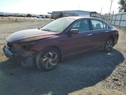 Salvage cars for sale from Copart San Diego, CA: 2016 Honda Accord LX