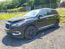 Salvage cars for sale at Finksburg, MD auction: 2017 Infiniti QX60