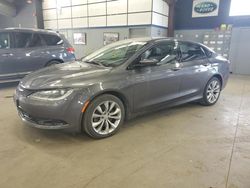 Salvage cars for sale at East Granby, CT auction: 2015 Chrysler 200 S