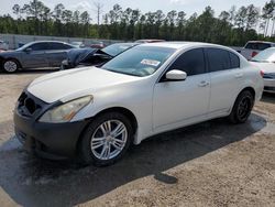 Salvage cars for sale at Harleyville, SC auction: 2012 Infiniti G37