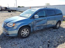 Salvage cars for sale at Franklin, WI auction: 2012 Chrysler Town & Country Touring