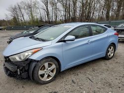 Salvage cars for sale at Candia, NH auction: 2012 Hyundai Elantra GLS