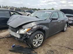 Salvage cars for sale at Elgin, IL auction: 2013 Infiniti M37 X