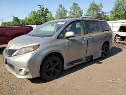 Salvage cars for sale from Copart New Britain, CT: 2013 Toyota Sienna Sport