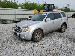 Salvage cars for sale at Barberton, OH auction: 2012 Ford Escape Limited