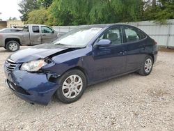 Salvage cars for sale at Knightdale, NC auction: 2010 Hyundai Elantra Blue
