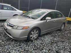 Salvage cars for sale at Waldorf, MD auction: 2006 Honda Civic LX