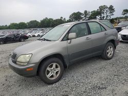 Salvage cars for sale from Copart Byron, GA: 2001 Lexus RX 300