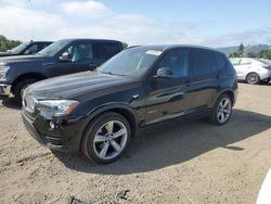 Salvage cars for sale at San Martin, CA auction: 2017 BMW X3 SDRIVE28I