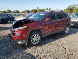 Salvage cars for sale at Riverview, FL auction: 2018 Jeep Cherokee Latitude