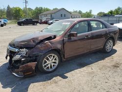 Salvage cars for sale at York Haven, PA auction: 2012 Ford Fusion SEL