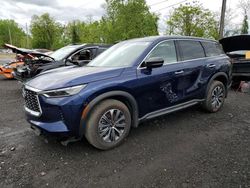 Salvage cars for sale at Marlboro, NY auction: 2024 Infiniti QX60 Pure