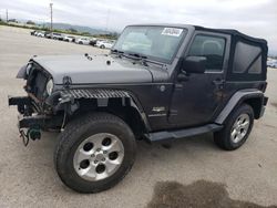 Salvage cars for sale at Van Nuys, CA auction: 2014 Jeep Wrangler Sahara