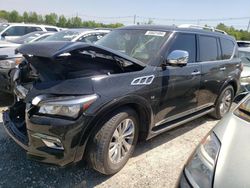 Salvage SUVs for sale at auction: 2016 Infiniti QX80