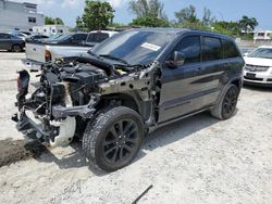 Salvage cars for sale from Copart Opa Locka, FL: 2017 Jeep Grand Cherokee Laredo