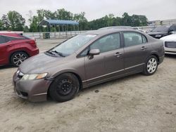 Salvage cars for sale from Copart Spartanburg, SC: 2010 Honda Civic LX