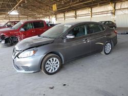 Nissan Sentra S Vehiculos salvage en venta: 2017 Nissan Sentra S