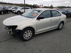 Salvage cars for sale from Copart Exeter, RI: 2011 Volkswagen Jetta Base