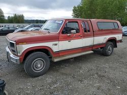Salvage cars for sale from Copart Arlington, WA: 1986 Ford F250