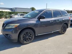 Salvage cars for sale at Orlando, FL auction: 2013 Nissan Pathfinder S