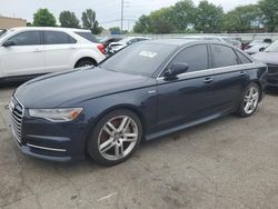 Salvage cars for sale at Moraine, OH auction: 2016 Audi A6 Premium Plus