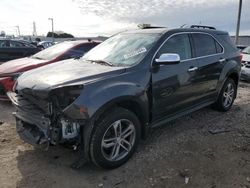 Salvage cars for sale at Franklin, WI auction: 2017 Chevrolet Equinox Premier