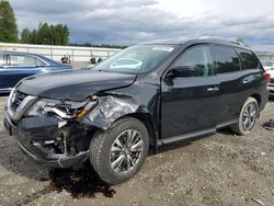 Salvage cars for sale at Arlington, WA auction: 2017 Nissan Pathfinder S