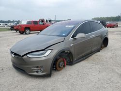 Salvage cars for sale at Houston, TX auction: 2016 Tesla Model X
