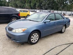 Salvage cars for sale from Copart Ocala, FL: 2002 Toyota Camry LE
