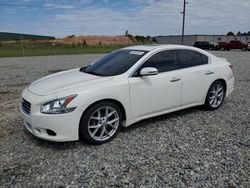 Salvage cars for sale at Tifton, GA auction: 2009 Nissan Maxima S