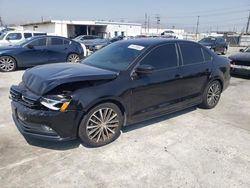 Salvage cars for sale at Sun Valley, CA auction: 2016 Volkswagen Jetta Sport