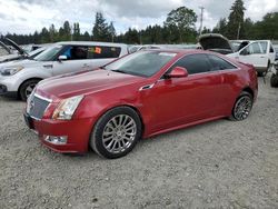 Salvage cars for sale at Graham, WA auction: 2012 Cadillac CTS Performance Collection