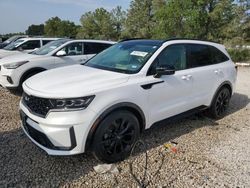 Salvage cars for sale at Houston, TX auction: 2022 KIA Sorento SX