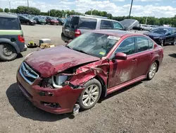 Salvage cars for sale from Copart East Granby, CT: 2011 Subaru Legacy 2.5I Premium