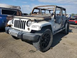 Salvage cars for sale at Moraine, OH auction: 2017 Jeep Wrangler Unlimited Sahara