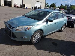 Salvage cars for sale from Copart Woodburn, OR: 2012 Ford Focus SEL