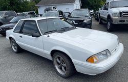 Salvage cars for sale at Hillsborough, NJ auction: 1989 Ford Mustang LX