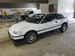 Salvage cars for sale at Sandston, VA auction: 1991 Honda Civic CRX