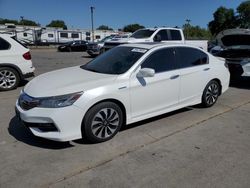 Salvage cars for sale from Copart Sacramento, CA: 2017 Honda Accord Touring Hybrid