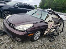 Salvage cars for sale at Loganville, GA auction: 2002 Lexus ES 300