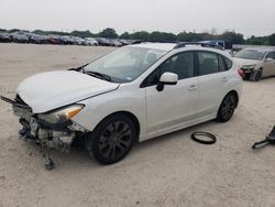 Salvage cars for sale at San Antonio, TX auction: 2014 Subaru Impreza Sport Limited