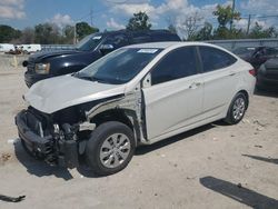 Salvage cars for sale at Riverview, FL auction: 2016 Hyundai Accent SE