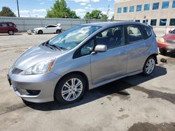 Salvage cars for sale from Copart Littleton, CO: 2010 Honda FIT Sport