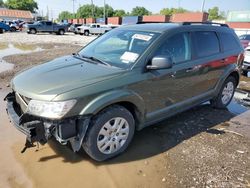 Salvage cars for sale at Columbus, OH auction: 2018 Dodge Journey SE