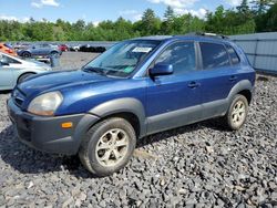 Salvage cars for sale at Windham, ME auction: 2009 Hyundai Tucson SE