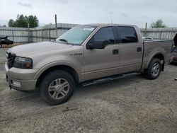 Ford salvage cars for sale: 2005 Ford F150 Supercrew