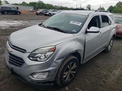 Salvage cars for sale at Hillsborough, NJ auction: 2017 Chevrolet Equinox LT