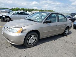 Salvage cars for sale at Pennsburg, PA auction: 2002 Honda Civic LX